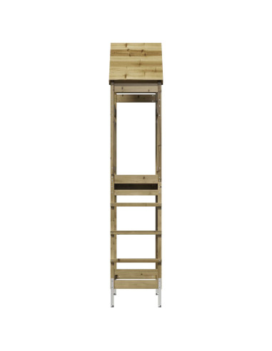 Torre da Gioco per Esterni Naturale Pino impregnato solido