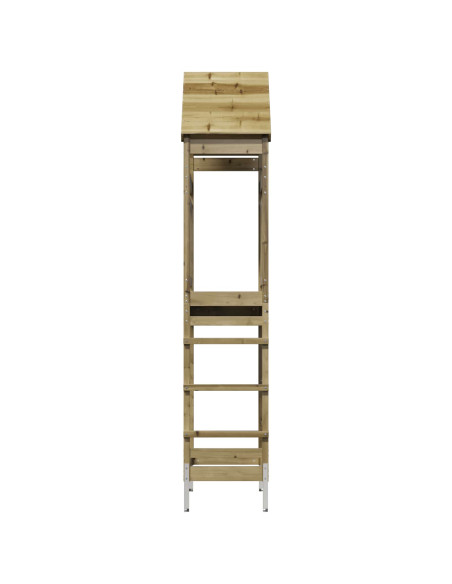 Torre da Gioco per Esterni Naturale Pino impregnato solido