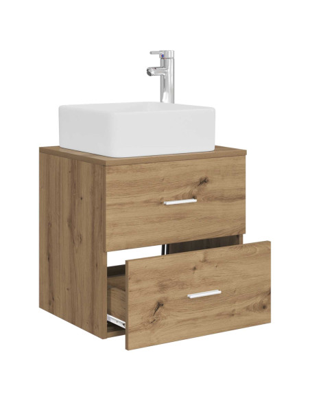 Mobile Lavabo da Parete Rovere Artigianale 49,5 x 41 x 63 cm