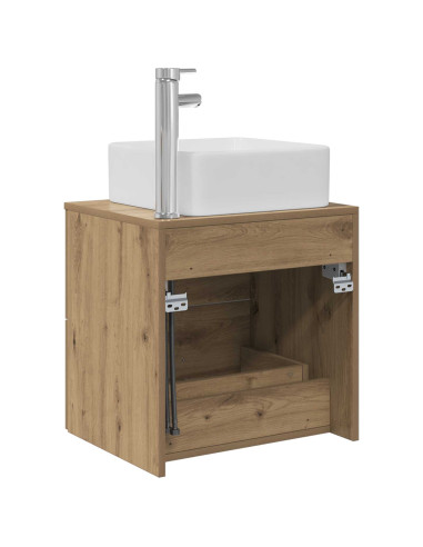 Mobile Lavabo da Parete Rovere Artigianale 49,5 x 41 x 63 cm