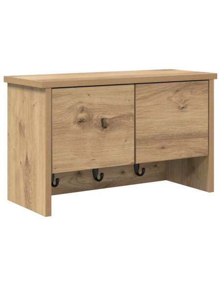 Appendiabiti a muro Rovere artigianale 50 x 20 x 30 cm