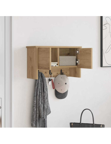 Appendiabiti a muro Rovere artigianale 50 x 20 x 30 cm