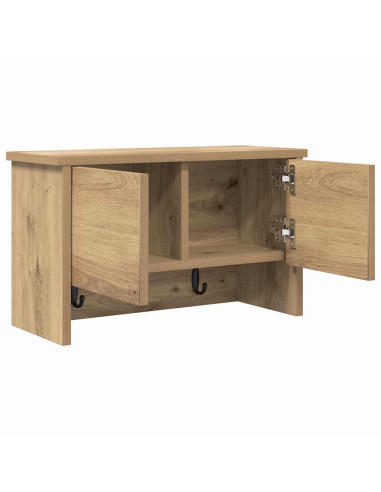 Appendiabiti a muro Rovere artigianale 50 x 20 x 30 cm