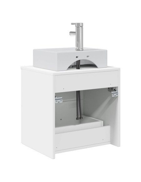 Mobile Lavabo da Parete Bianco 49,5 x 41 x 62,5 cm