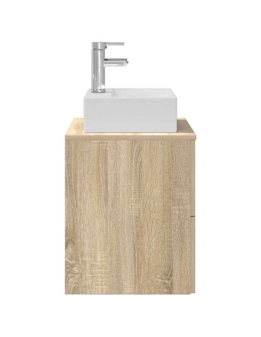 Mobile Lavabo da Parete Rovere Sonoma 49,5 x 41 x 62,5 cm
