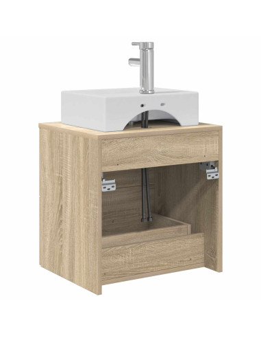 Mobile Lavabo da Parete Rovere Sonoma 49,5 x 41 x 62,5 cm