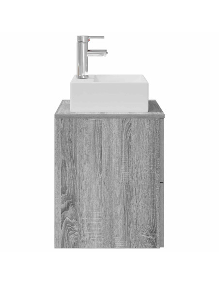Mobile Lavabo da Parete Sonoma grigio 49,5 x 41 x 62,5 cm
