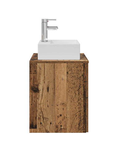 Mobile Lavabo da Parete Legno antico 49,5 x 41 x 62,5 cm