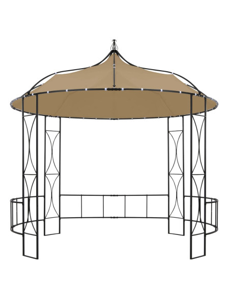 Gazebo 300x290 cm Grigio Talpa Rotondo
