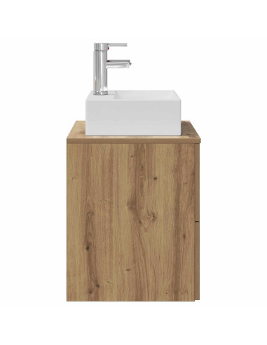 Mobile Lavabo da Parete Rovere Artigianale 49,5 x 41 x 62,5 cm