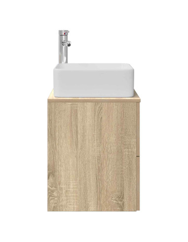 Mobile Lavabo da Parete Rovere Sonoma 53 x 34,5 x 63 cm