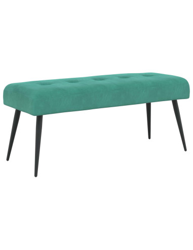 Panchina con bottoni imbottiti Turchese 110 x 40 x 46 cm