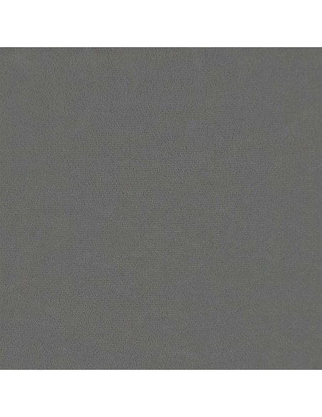 Panchina con bottoni imbottiti Grigio Scuro 110 x 40 x 46 cm