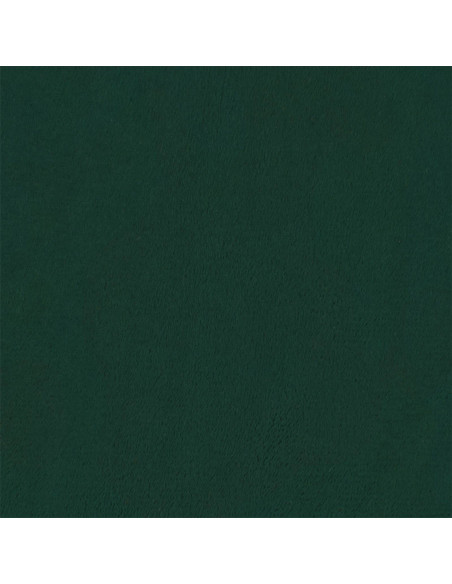 Panchina con bottoni imbottiti Verde Scuro 110 x 40 x 46 cm