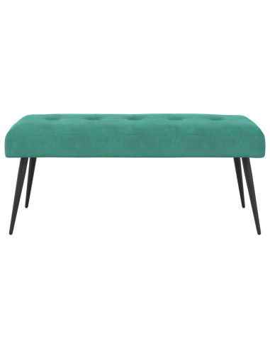 Panchina con bottoni imbottiti Turchese 110 x 40 x 46 cm