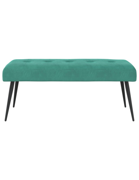 Panchina con bottoni imbottiti Turchese 110 x 40 x 46 cm