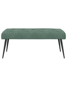Panchina con bottoni imbottiti Verde Mare 110 x 40 x 46 cm 2