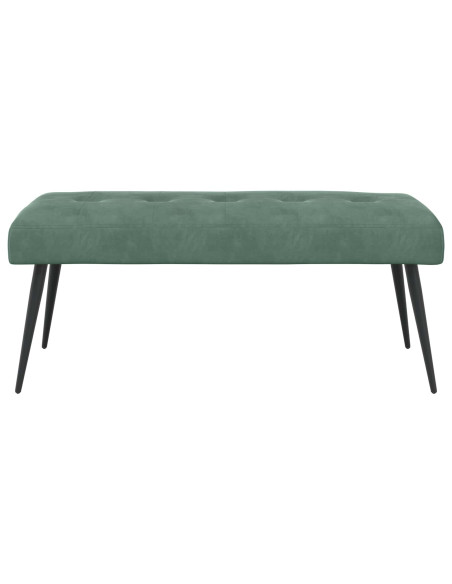 Panchina con bottoni imbottiti Verde Mare 110 x 40 x 46 cm