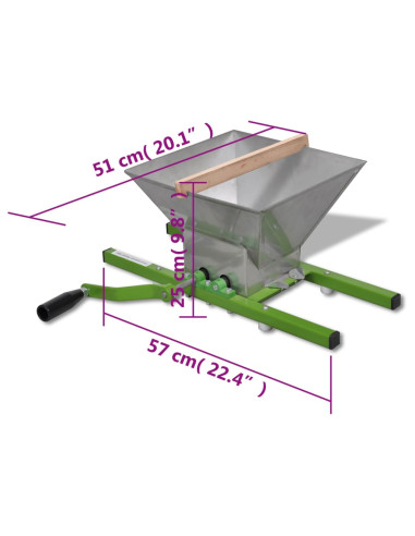 Trituratore per Frutta 7 L
