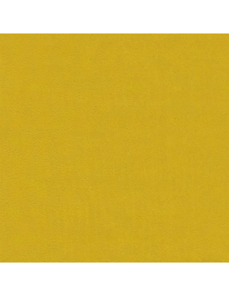 Panchina con bottoni imbottiti Giallo 60 x 40 x 45 cm Velluto
