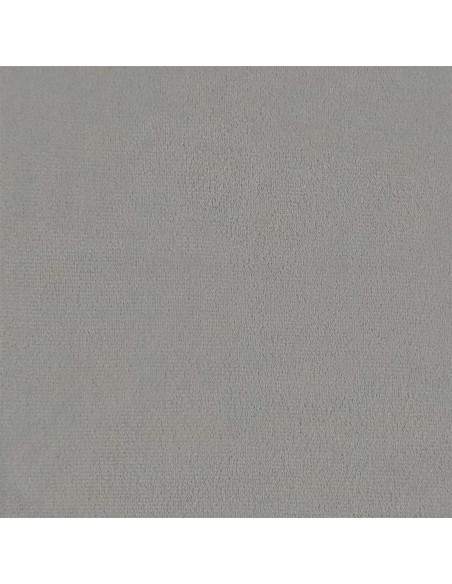 Panchina con bottoni imbottiti Grigio Chiaro 110 x 40 x 46 cm