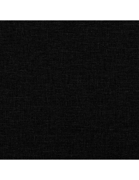 Panchina con bottoni imbottiti Nero 80 x 40 x 46 cm Tessuto