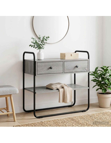 Tavolo consolle Sonoma grigio 100 x 40 x 75 cm