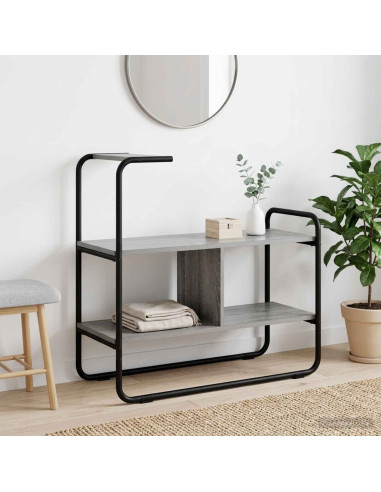 Tavolo consolle Sonoma grigio 80 x 35 x 75 cm