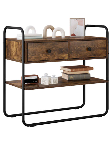Tavolo consolle Rovere Fumo 100 x 40 x 75 cm