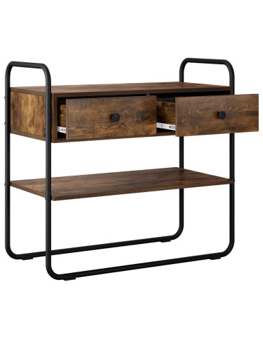 Tavolo consolle Rovere Fumo 100 x 40 x 75 cm