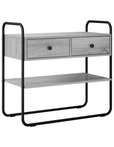 Tavolo consolle Sonoma grigio 100 x 40 x 75 cm
