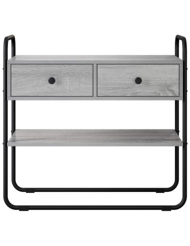 Tavolo consolle Sonoma grigio 100 x 40 x 75 cm