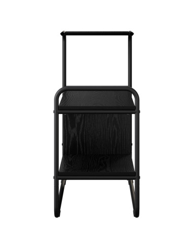 Tavolo consolle Rovere Nero 80 x 35 x 75 cm