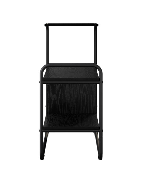 Tavolo consolle Rovere Nero 80 x 35 x 75 cm
