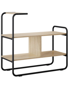 Tavolo consolle Rovere Sonoma 80 x 35 x 75 cm 2