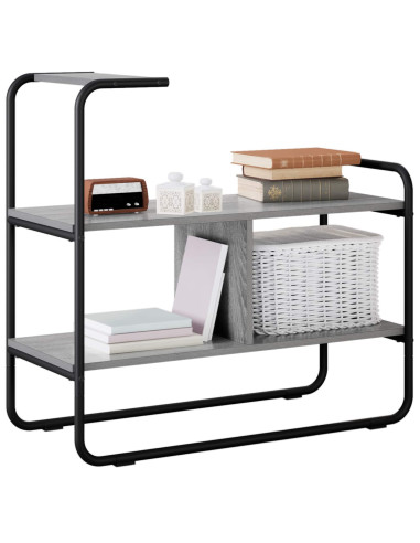 Tavolo consolle Sonoma grigio 80 x 35 x 75 cm