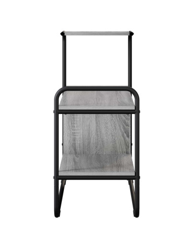 Tavolo consolle Sonoma grigio 80 x 35 x 75 cm