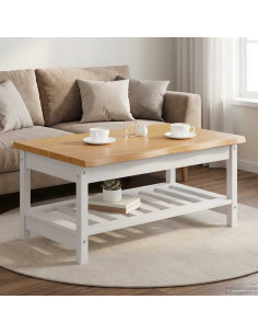 Tavolino da salotto EKAI Bianco 100 x 60 x 45,5 cm