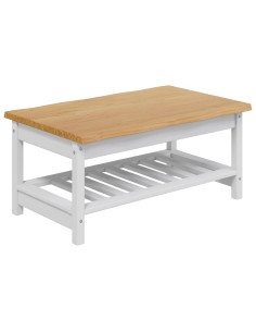 Tavolino da salotto EKAI Bianco 100 x 60 x 45,5 cm 2