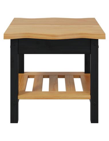 Tavolo laterale con lo scaffale EKAI Nero 50 x 50 x 45,5 cm