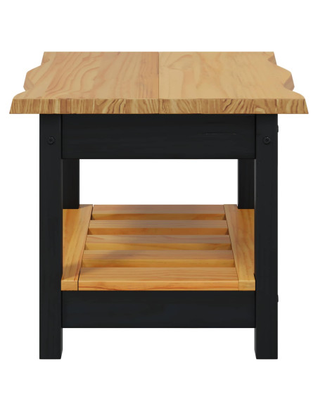 Tavolo laterale con lo scaffale EKAI Nero 50 x 50 x 45,5 cm