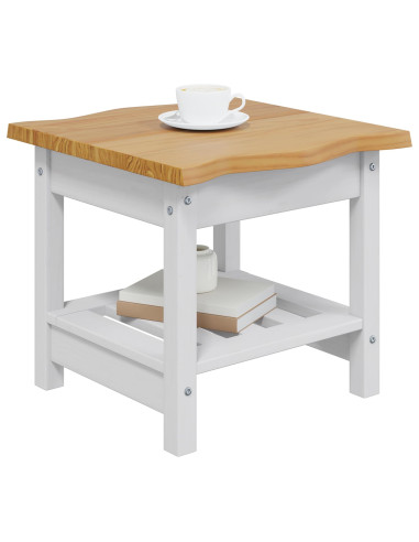 Tavolo laterale con lo scaffale EKAI Bianco 50 x 50 x 45,5 cm
