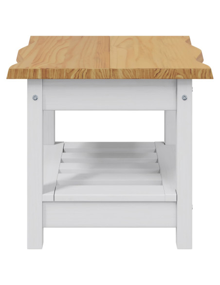 Tavolo laterale con lo scaffale EKAI Bianco 50 x 50 x 45,5 cm