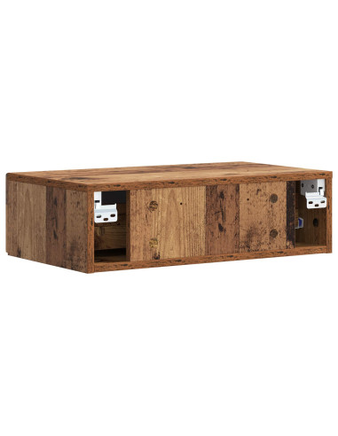 Tavolino da Parete Laterale Legno antico 59 x 34,5 x 17 cm