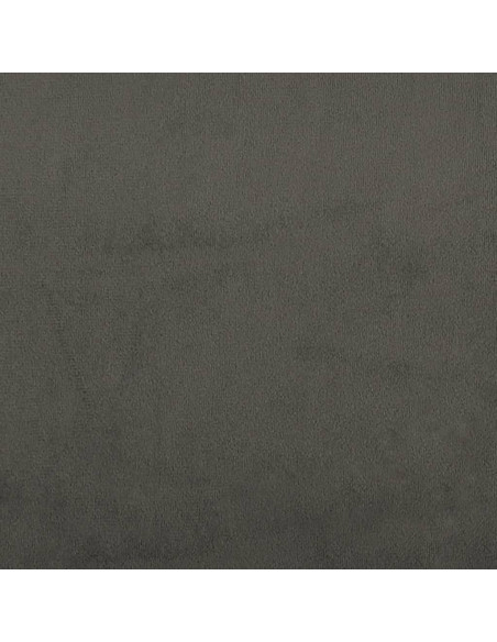 Materasso a Molle Insacchettate Rigidità Media Grigio Scuro 193x203x20 cm King in Velluto