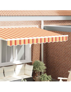 Sostituzione della mantovana per tenda Giallo e Arancione 2,5 m