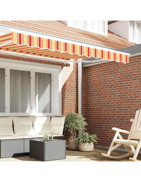 Sostituzione della mantovana per tenda Giallo e Arancione 2,5 m