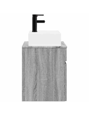 Mobile Lavabo da Parete Sonoma grigio 39 x 41 x 62,5 cm