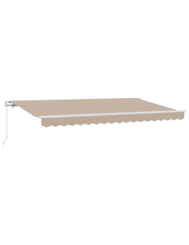Tenda Retrattile Beige 400 x 200 cm Tessuto