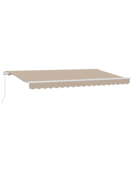 Tenda Retrattile Beige 400 x 200 cm Tessuto